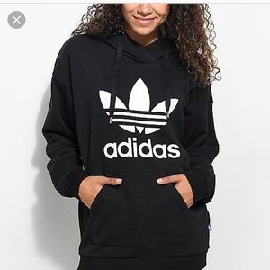 BLACK ADIDAS HOODIE